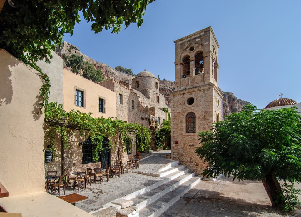 Architecture of the town of Monemvasia, Greece