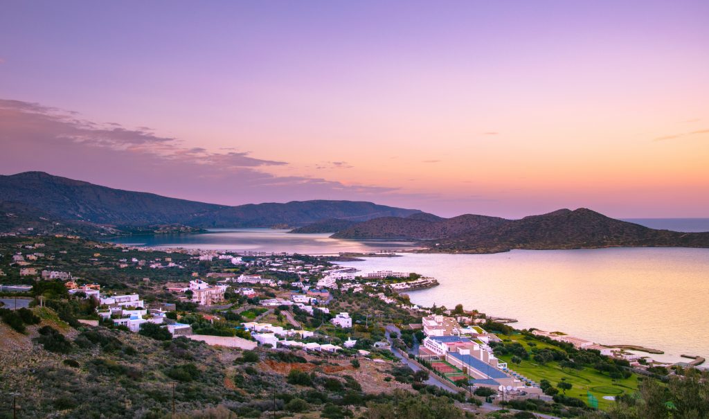 Panoramic,View,Of,The,Gulf,Of,Elounda,With,The,Famous